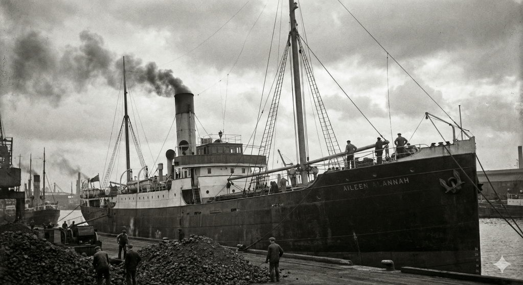 Fartyget Aileen Alannah där Charlie Barr mönstrade som trimmer.